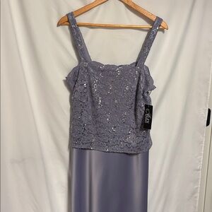 Alex Evenings Lilac Lace Gown SZ 12 NWT Mother of the Bride